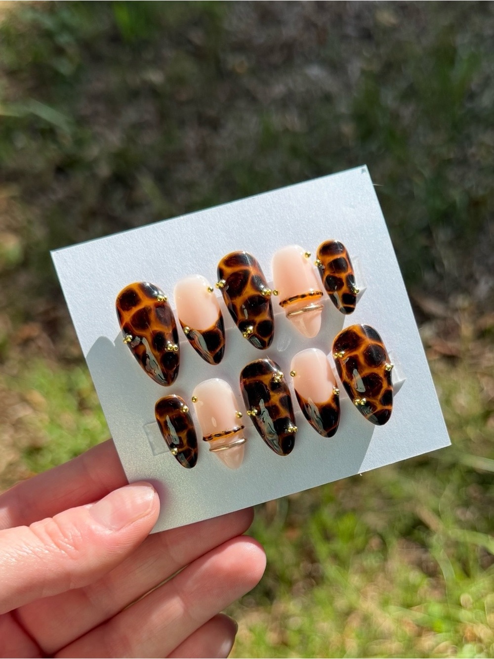 Handpainted Press On Nails